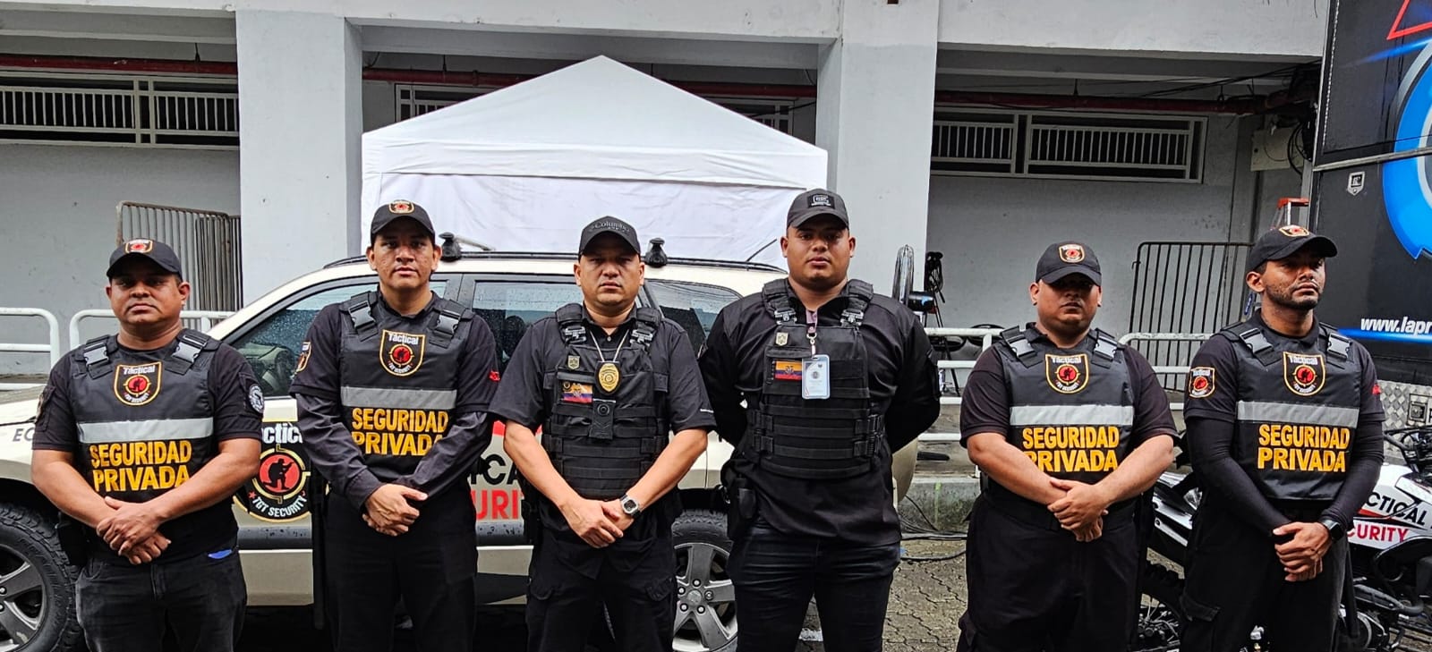 Equipo operativo de Tactical TGT Security