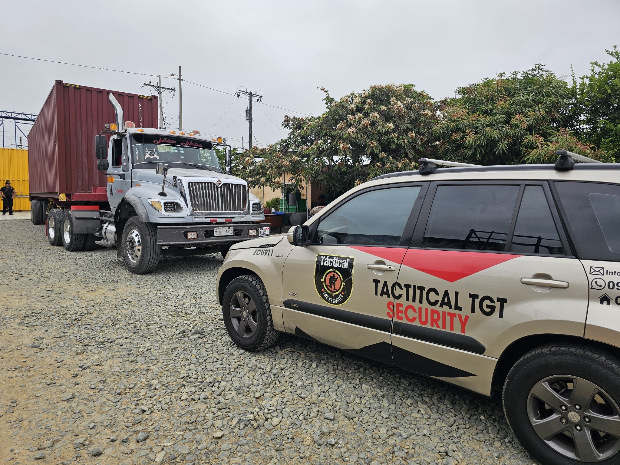 Vehículo Tactical TGT Security en operación logística